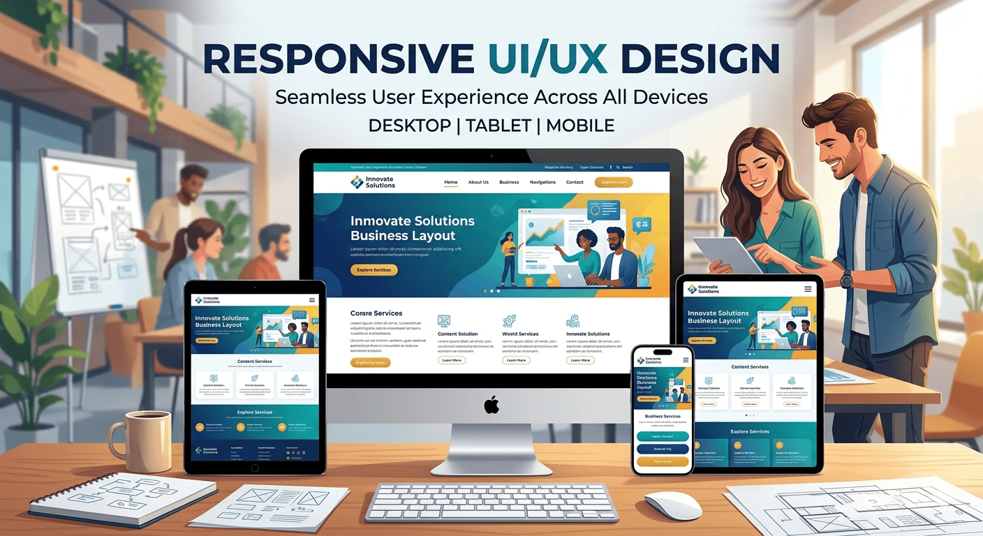 responsive UI/UX web design